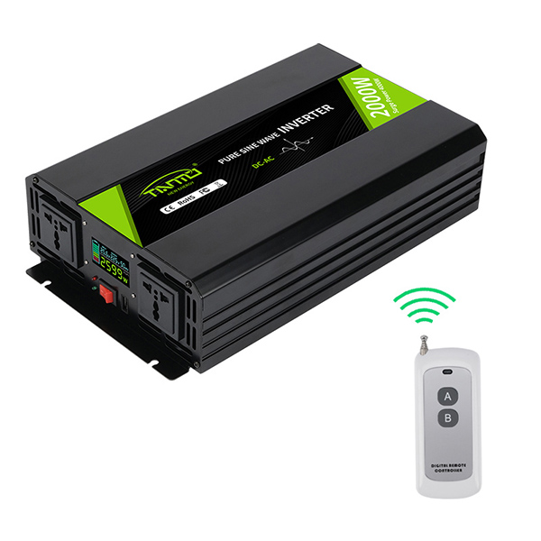 天默-純正弦波逆變器2000W帶無(wú)線(xiàn)遙控